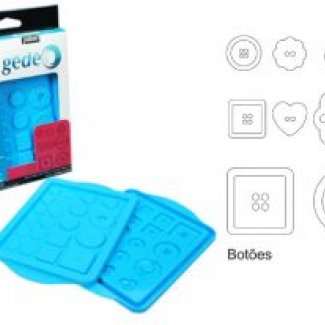 MOLDE SILICONE GEDEO BOTOES 13X18.5