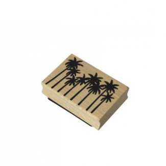 STAMP PALM TREES, 70*50 H19MM,BEECH