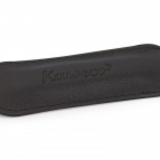 KAWECO ECO LEATHER POUCH BLACK  FOR 2 LILIPUT PENS