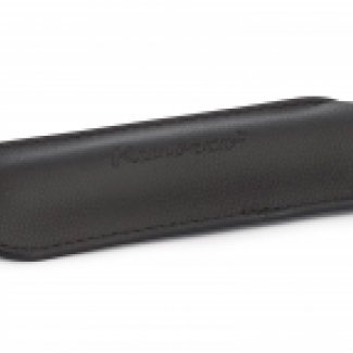 KAWECO ECO LEATHER POUCH BLACK FOR 2 SPORT PENS