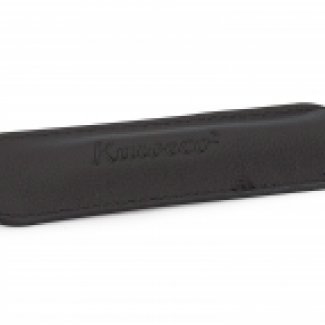 KAWECO ECO LEATHER POUCH BLACK  FOR 2 LONG PENS