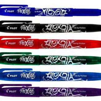 ESFEROGRAFICA PILOT FRIXION VERDE ( COM BORRACHA NA PONTA )