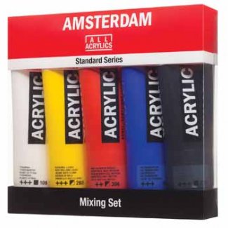 ACRILICO AMSTERDAM ESTOJO DE INICAÇAO 20ML( 12  )