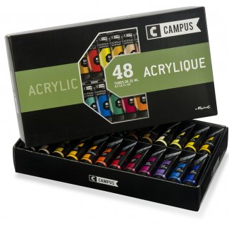 KIT ACRILICO CAMPUS 24 TUBOS 21 ML