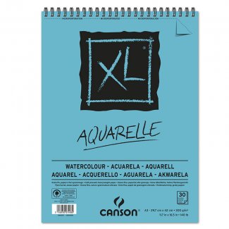 BLOCO XL AQUARELLE 300GR.20FLS A5