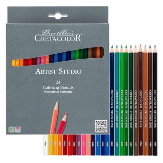 CAIXA ARTIST STUDIO CRETACOLOR - 24 CORES