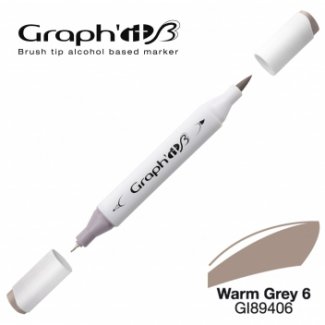 GRAPHIT BRUSH 9406 - WARM GREY 6