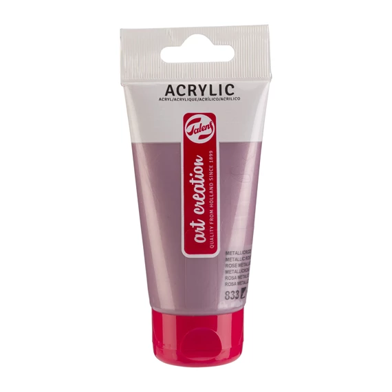 ACRILICO 75ML ROSA METAL 833  ARTCREATION