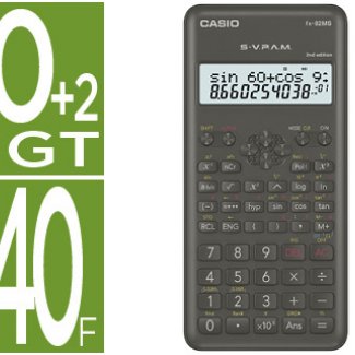 CALCULADORA CASIO CIENTIFICA 40FUNÇÕES VISOR DUPLO