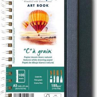 BLOCO DESENHO ART BOOK  C  Á GRAIN A5 180GR CANSON