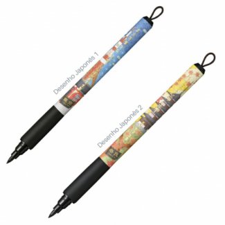 CANETA BIMOJI DESENHO JAPONÊS 1 KURETAKE