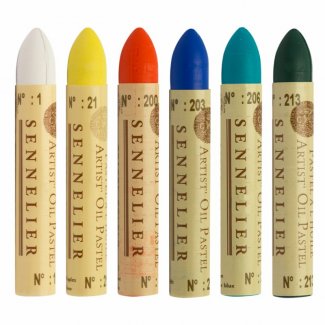 PASTEL OLEO GRANDE SENNELIER 36ML- AZUL PALIDO (006)