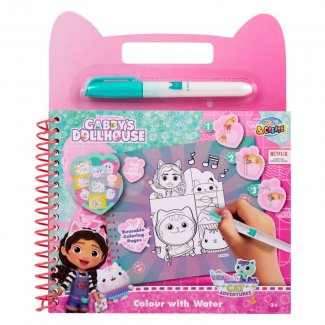 LIVRO DESENHO  COLORIR  COM AGUA - GABBYS DOLLHOUSE
