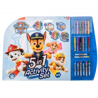 CONJUNTO MULTI-ACTIVIDADES  PATRULHA PATA- BLOCO+STIKERS+LAPIS+MARCADORES