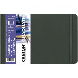 BLOCO MIXED MEDIA GRADUATE CANSON 21,60CMX14 200GR