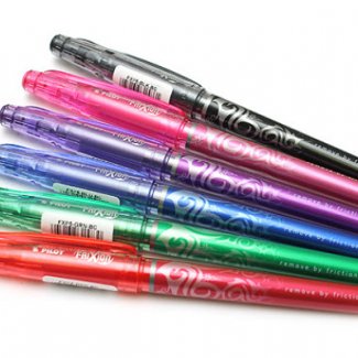 CANETA PILOT C/BORRACHA FRIXION 0,5 MM ROSA