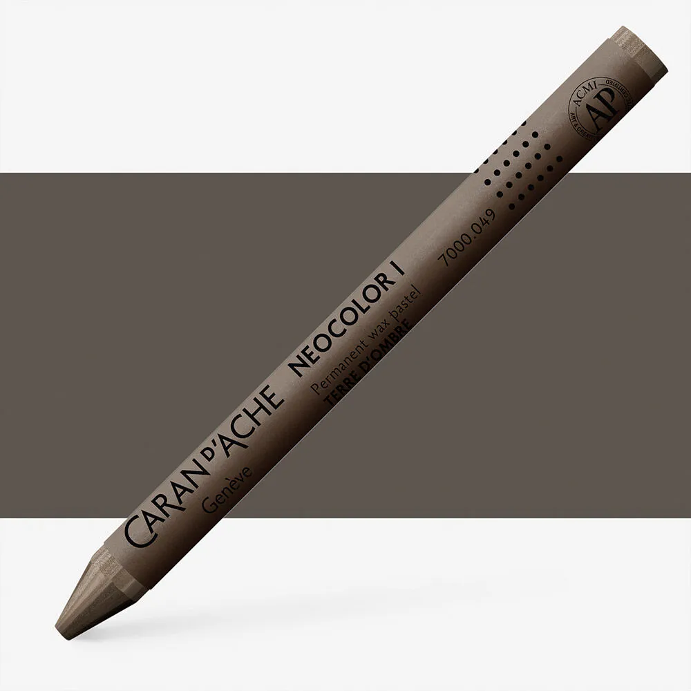 LÁPIS DE CERA NEOCOLOR I RAW UMBER CARAN D´ ACHE