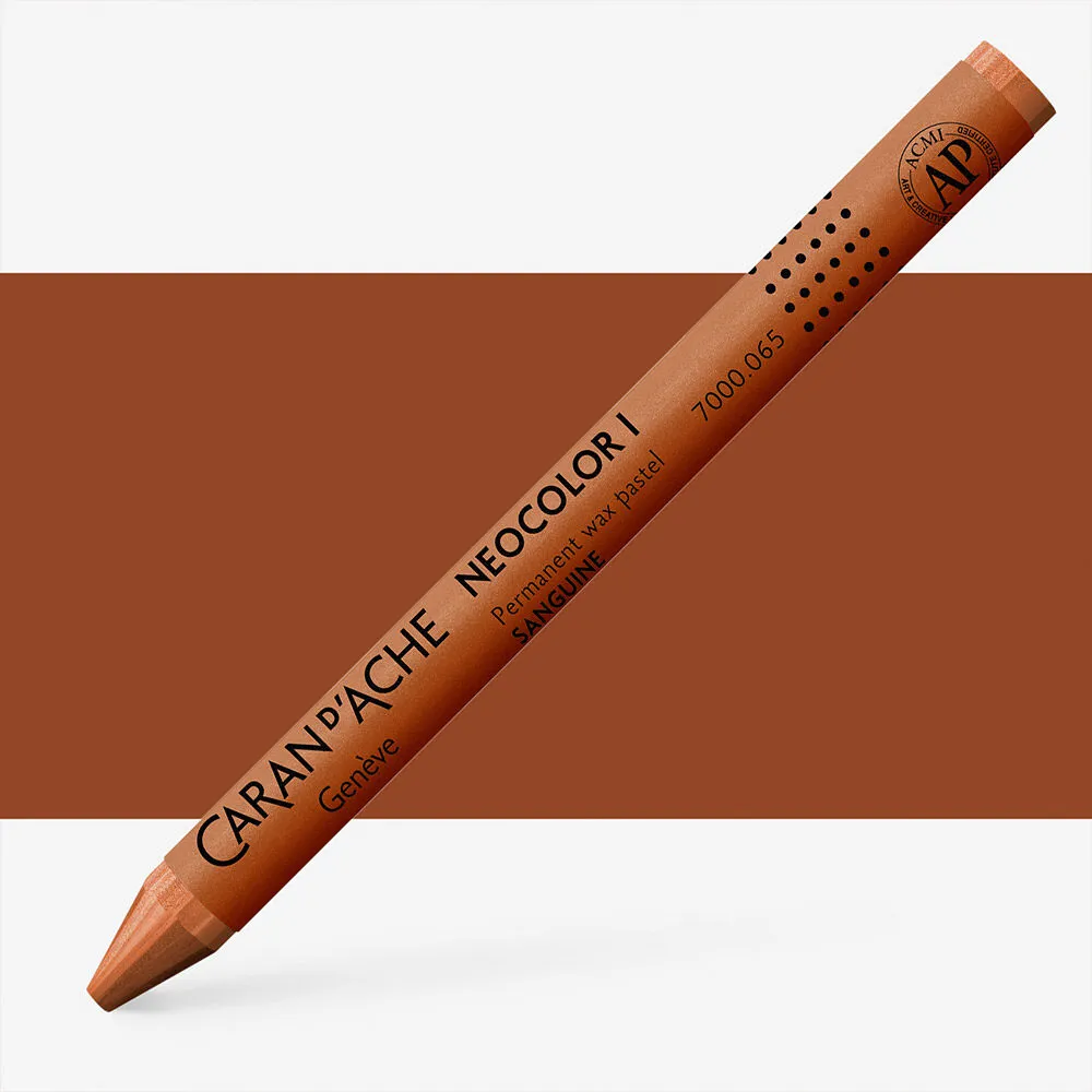 LÁPIS DE CERA NEOCOLOR I  SANGUINE CARAN D´ ACHE