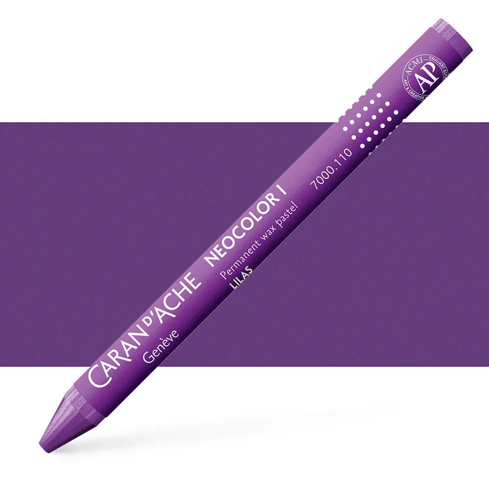 LÁPIS DE CERA NEOCOLOR I  LILAS CARAN D´ ACHE