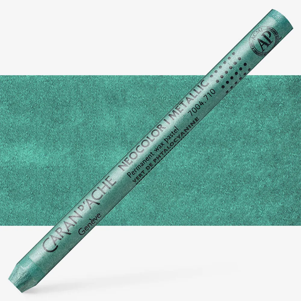 LÁPIS DE CERA NEOCOLOR I  METALICO VERDE  CARAN D´ ACHE
