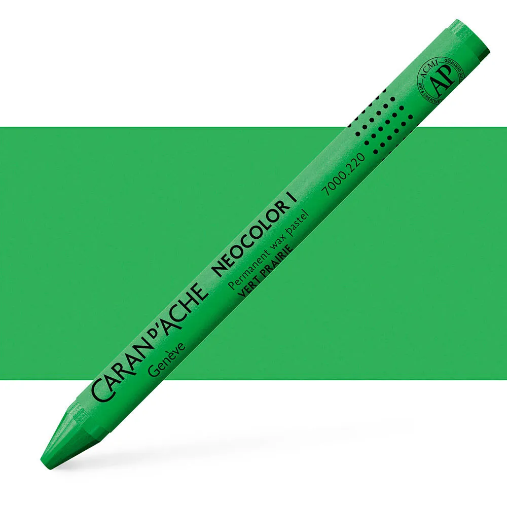 LÁPIS DE CERA NEOCOLOR I  VERDE RELVA CARAN D´ ACHE