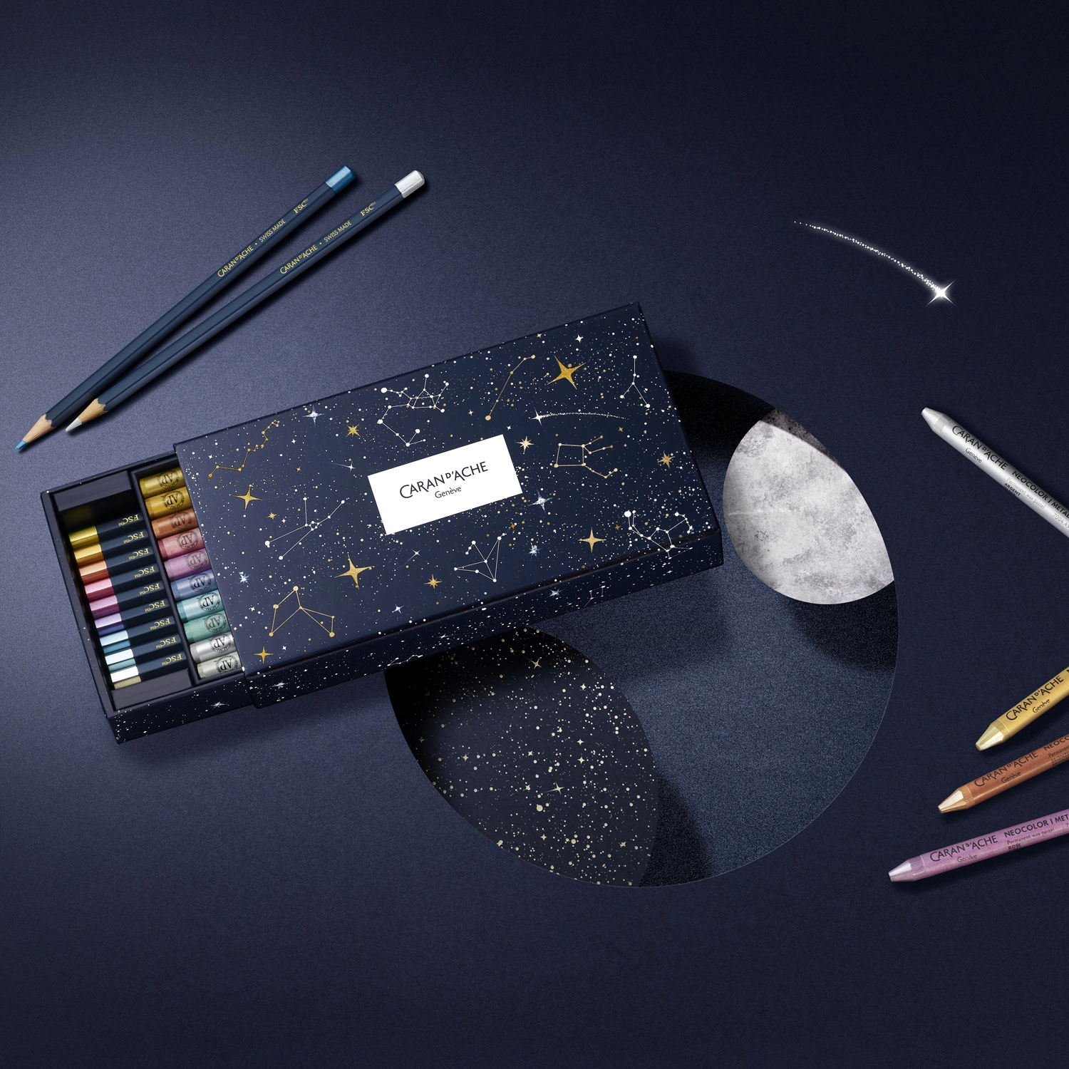 CONJUNTO MIXED MEDIA COSMIC CARAN D`ACHE