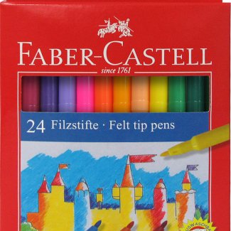 CAIXA C/24 MARCADORES FABER-CASTELL