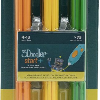 FIO PARA CANETA 3D START 75 PCS LARANJA,AMARELO,VERDE
