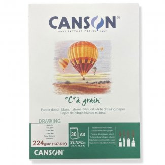 BLOCO DESENHO C Á GRAIN  A3 224GR 30FLS CANSON