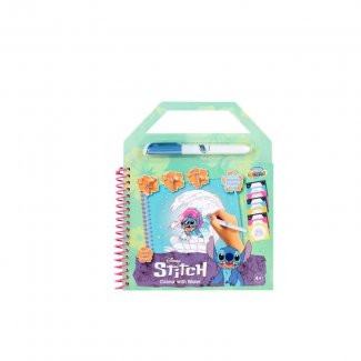 LIVRO DESENHO  COLORIR  COM AGUA - LILOSTITCH