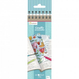 MARCADOR LIVRO GRAFFY - MANDALAS 24 FLH