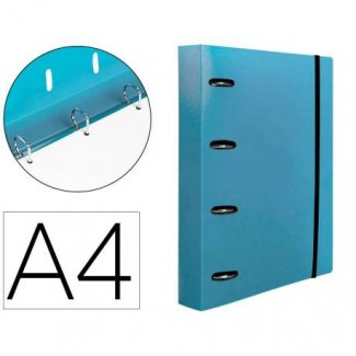PASTA POLIPROPILENO A4 ANEIS REDONDO 15 MM AZUL
