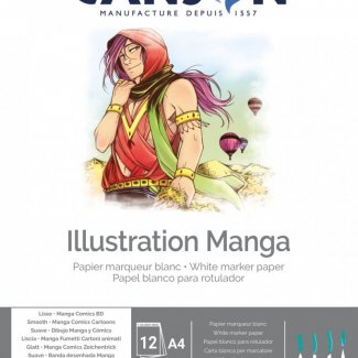 BLOCO COMIC & MANGA 12 FLH A4 250 GR CANSON