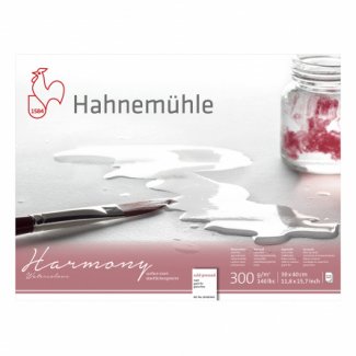 BLOCO AGUARELA HARMONY 300GR GRAO FINO 12FLS A3