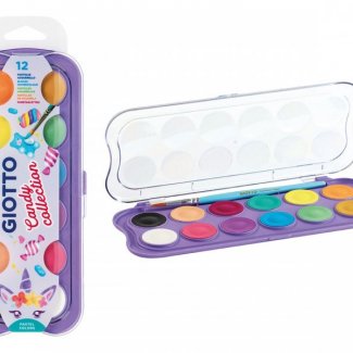 AGUARELA GIOTTO TONS PASTEL 12 CORES