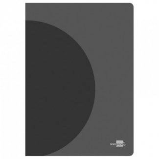 CADERNO AGRAFADO DIN A4  CAPA DE PLASTICO 48FLS 90GR PAUTADO DUPLA MARGEM