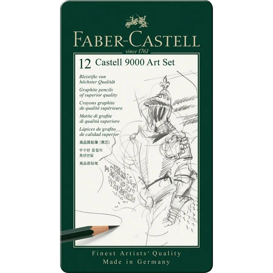 CAIXA LAPIS GRAFITE CASTEL 9000 FABER CASTEL