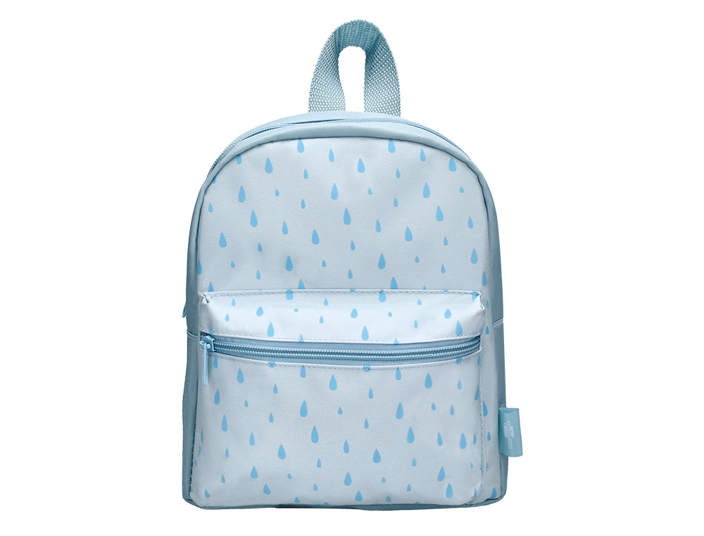 MOCHILA ESCOLAR INFANTIL LIDERPAPEL DESENHO AZUL 210X155X250MM