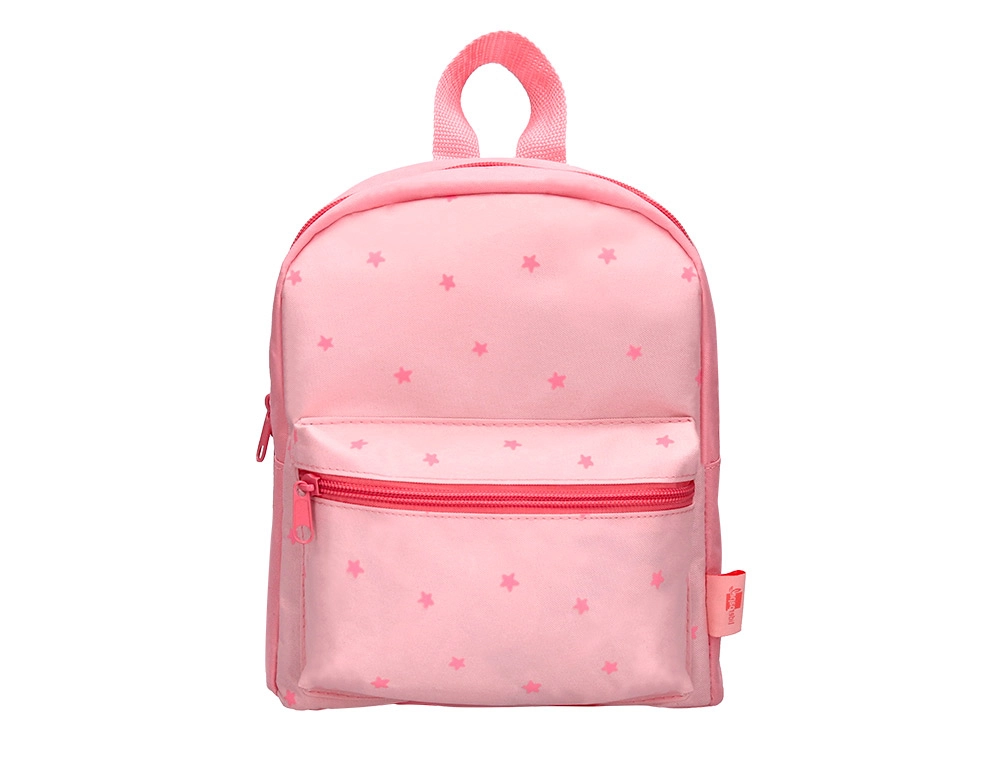 MOCHILA ESCOLAR INFANTIL LIDERPAPEL DESENHO ROSA 210X155X250MM
