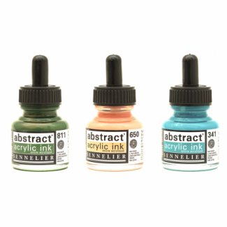 TINTA ACRILICA ABSTRACT AZUL AZURE 320 - 30 ML