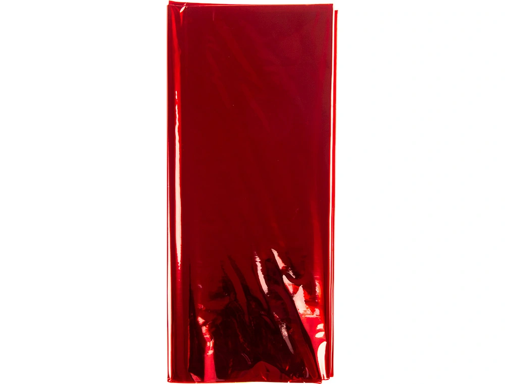 PAPEL CELOFAN 50X70 22 GR VERMELHO FORTE-5 FLH