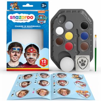 KIT MAQUILHAGEM SNAZAROO PATRULHA PATA CHASE & MARSHALL