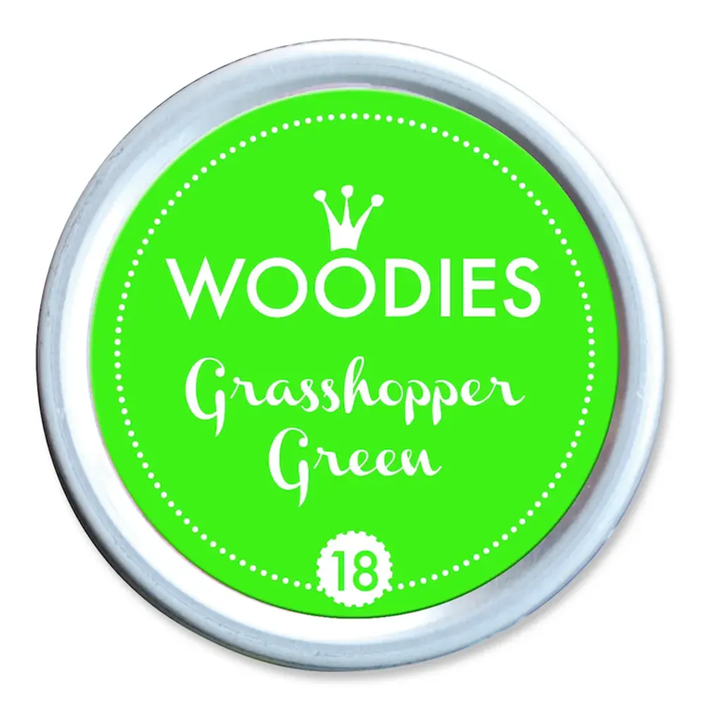 ALMOFADA CARIMBO WOODIS GREEN 18