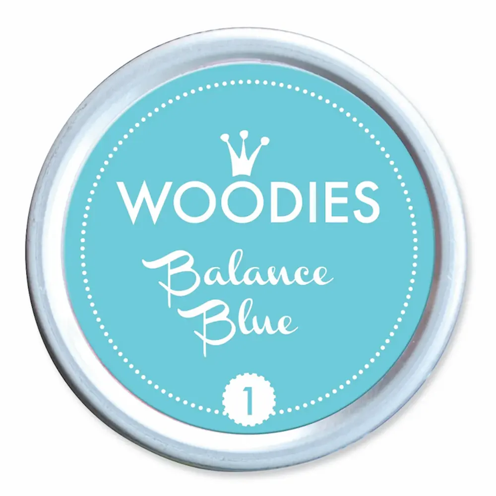 ALMOFADA CARIMBO WOODIS BALANCE BLUE 1