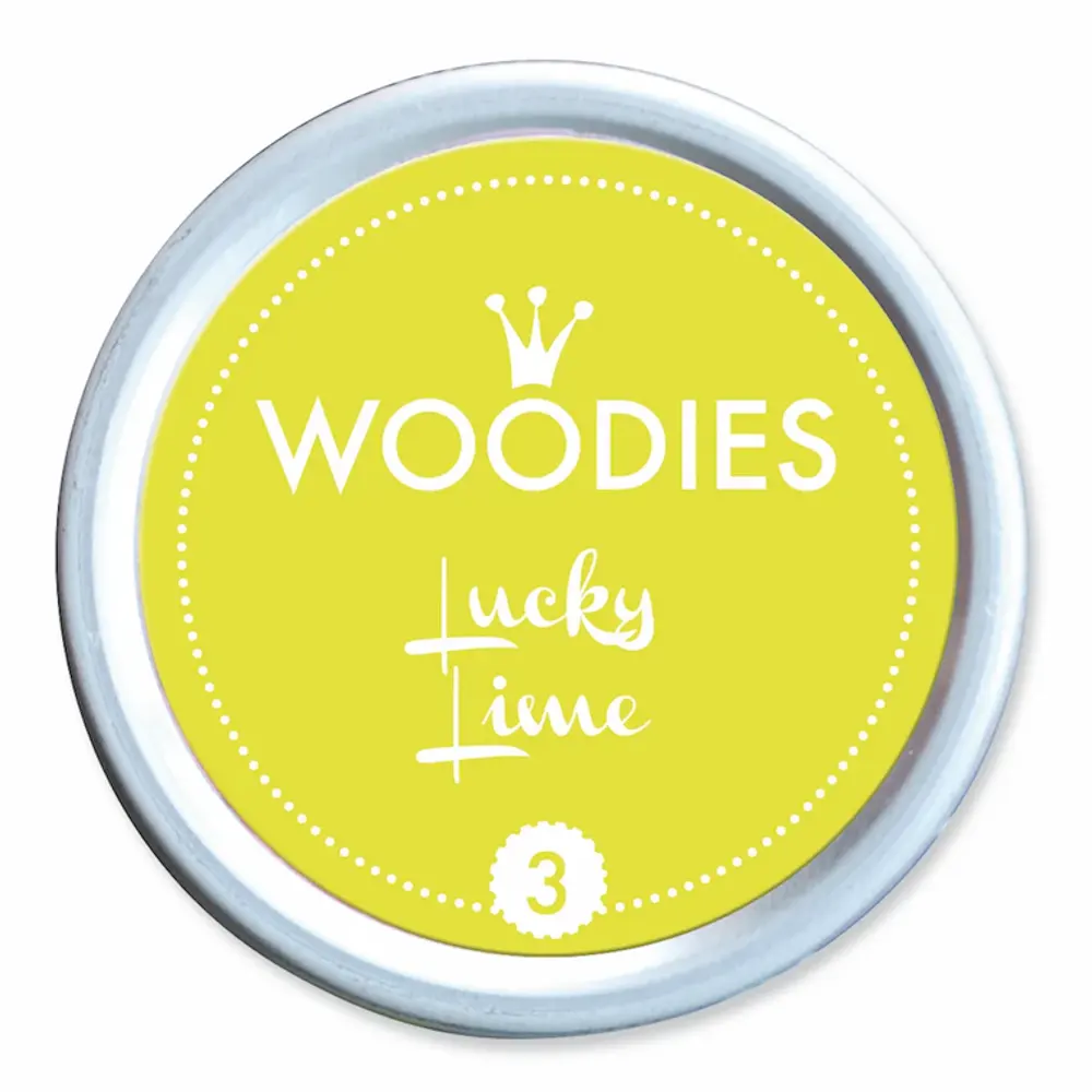 ALMOFADA CARIMBO WOODIS LUCKY LIME 3