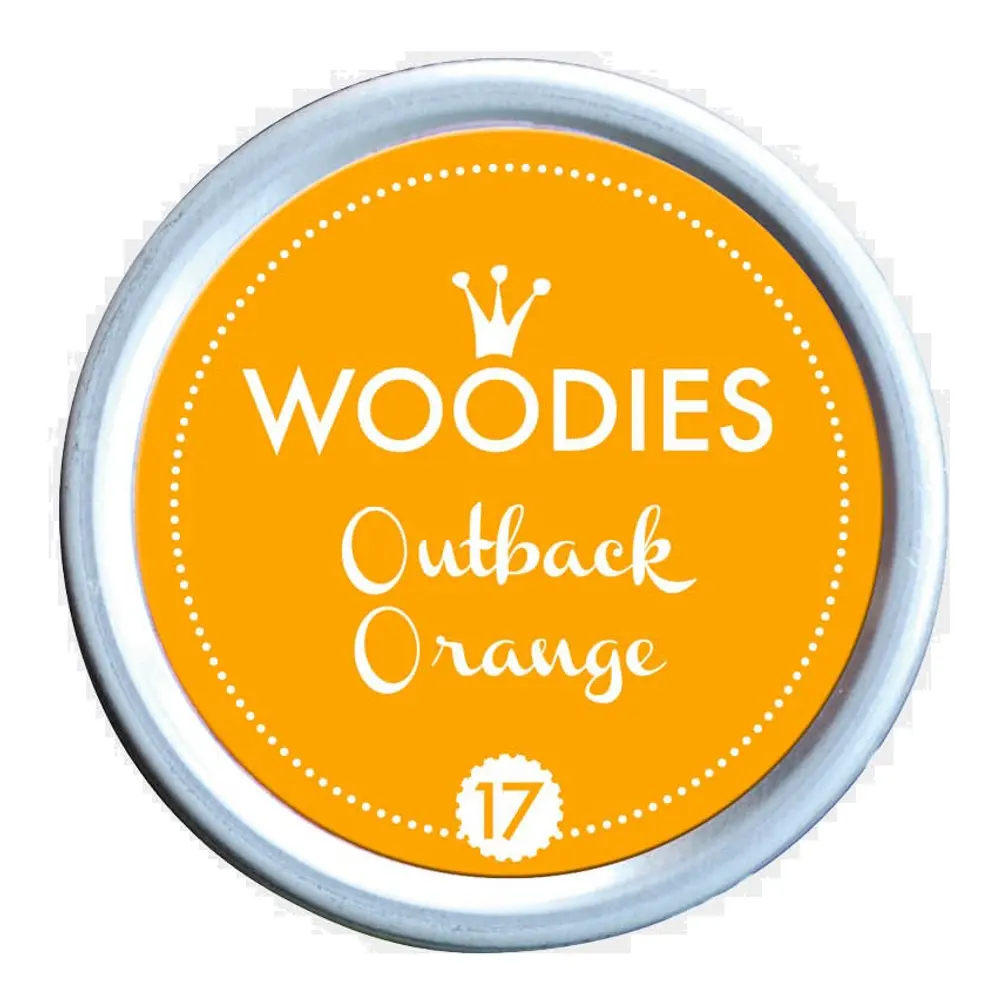 ALMOFADA CARIMBO WOODIS ORANGE 17