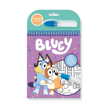 LIVRO COM MARCADOR DE AGUA BLUEY