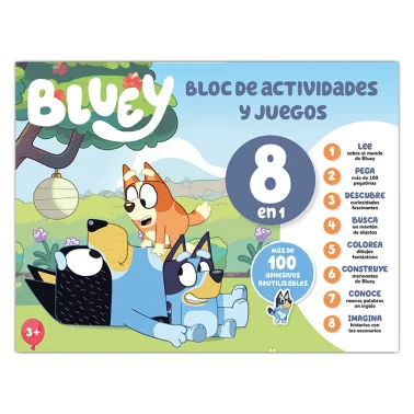 LIVRO DE ACTIVIDADES E JOGOS BLUEY