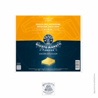 FOLHA DE OURO IMITAÇÃO 16X16-100 FLS