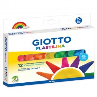 CONJUNTO PLASTICINA 180 GRS.CORES CLASSICAS GIOTTO
